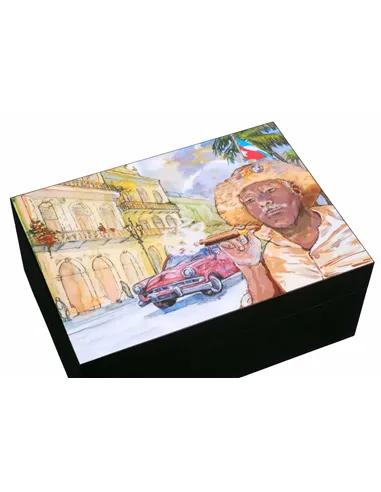 Хьюмидор Gentili Havana Street на 50 сигар