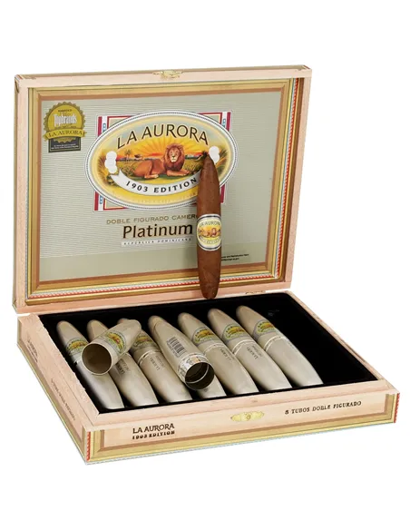 Сигара La Aurora - 1903 - Preferidos - Platinum Tubos
