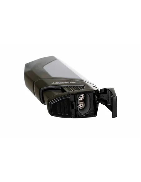 Зажигалка сигарная Honest, двойное пламя, с пробойником, синяя