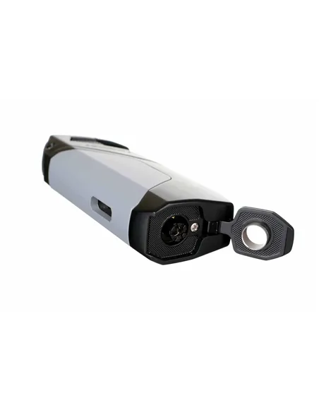 Зажигалка сигарная Honest, двойное пламя, с пробойником, синяя