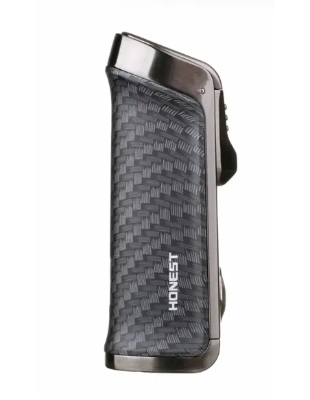 Зажигалка сигарная Honest, тройное пламя, с пробойником, карбон