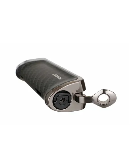 Зажигалка сигарная Honest, тройное пламя, с пробойником, карбон