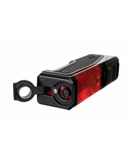 Зажигалка сигарная Honest, четверное пламя, с пробойником и сигарным ложементом, черная