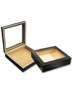 Хьюмидор Aficionado Chateau Glasstop Black