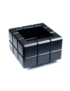 Пепельница Colibri Heritage Cube, Черный лак-AT125T1