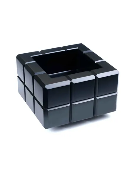 Пепельница Colibri Heritage Cube, Черный лак-AT125T1