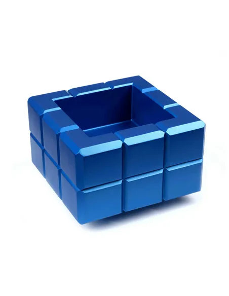 Пепельница Colibri Heritage Cube, Синий лак Navy-AT125T4