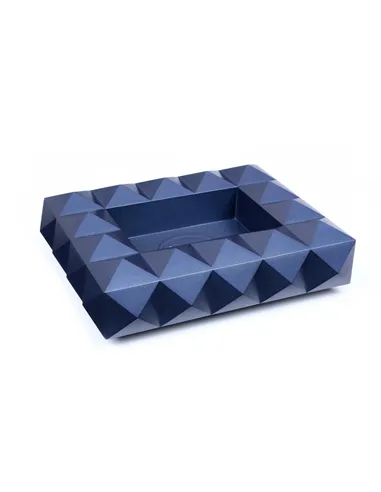 Пепельница Colibri Quasar на 8 сигар, Синий лак Navy-AT100T5