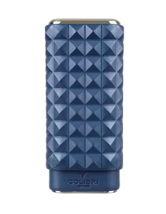 Чехол сигарный Colibri, телячья кожа и кедр, темно-синий-LC250T3