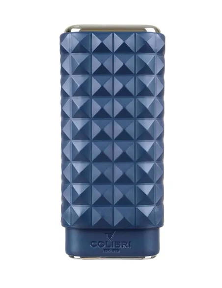 Чехол сигарный Colibri, телячья кожа и кедр, темно-синий-LC250T3