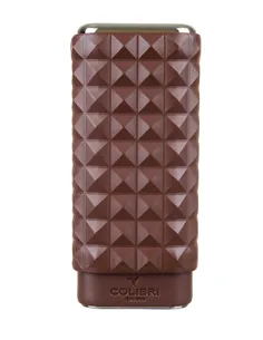 Чехол сигарный Colibri, телячья кожа и кедр, коричневый-LC250T4