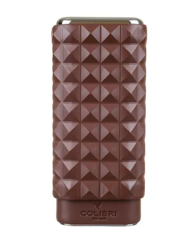 Чехол сигарный Colibri, телячья кожа и кедр, коричневый-LC250T4