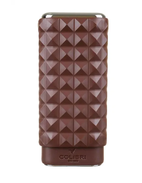 Чехол сигарный Colibri, телячья кожа и кедр, коричневый-LC250T4