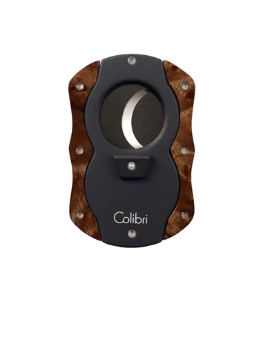 Гильотина Colibri с отделкой деревом, Темный кап-CU100T31