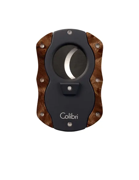 Гильотина Colibri с отделкой деревом, Темный кап-CU100T31