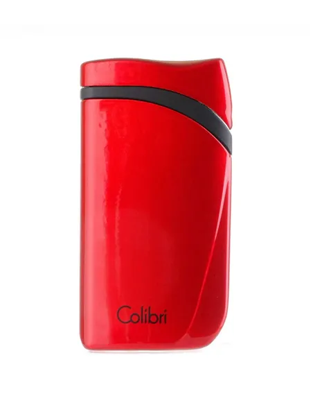 Зажигалка сигарная Colibri Falcon, красный металлик-LI310T12