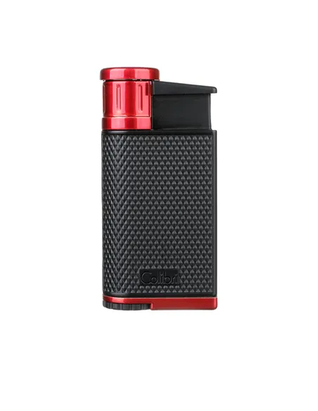 Зажигалка сигарная Colibri Evo, черно-красная-LI520C2