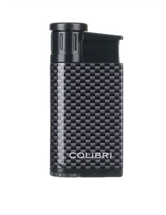 Зажигалка сигарная Colibri Evo, черный карбон-LI520C30