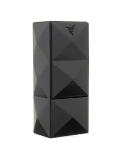 Зажигалка сигарная Colibri Quasar, двойное турбопламя, черный лак-LI750T1