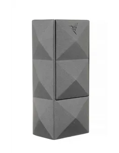 Зажигалка сигарная Colibri Quasar, двойное турбопламя, оружейная сталь-LI750T3