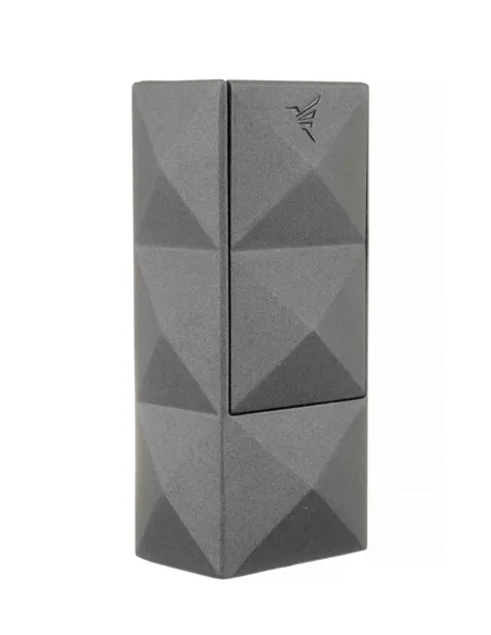 Зажигалка сигарная Colibri Quasar, двойное турбопламя, оружейная сталь-LI750T3