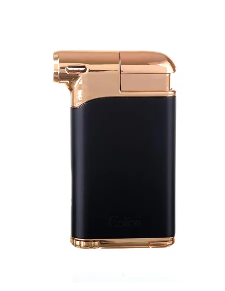 Зажигалка трубочная Colibri Pacific с тампером, черный-красное золото-LI400C9