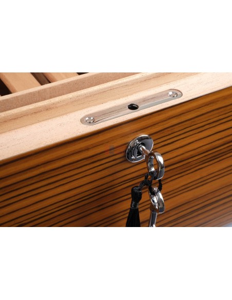 Хьюмидор Howard Miller на 80 сигар, шпон Зебрано - купить в интернет-магазине Havana Smoke