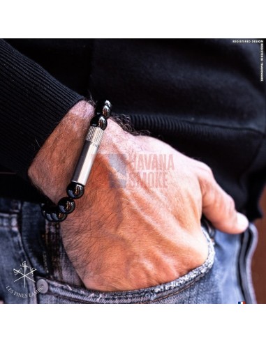 PUNCH BRACELET - Black Onyx 10mm - купить в интернет-магазине Havana Smoke