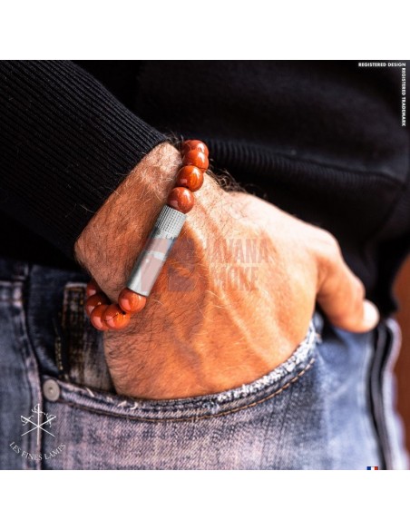 PUNCH BRACELET - Red Jasper - купить в интернет-магазине Havana Smoke