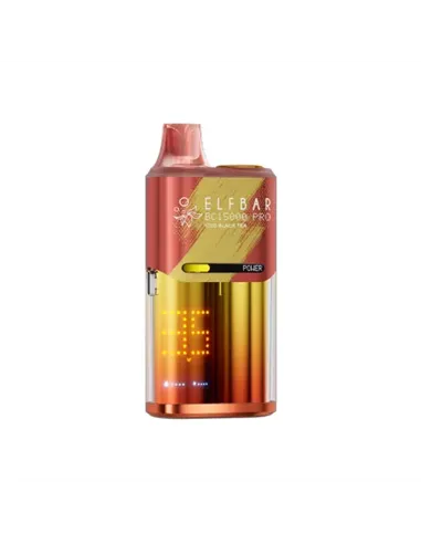 Электронная сигарета ELFBAR BC15000 PRO Черныйчай со льдом 