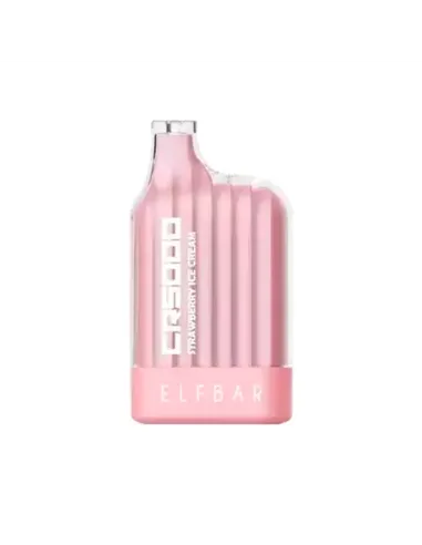 Электронная сигарета ELFBAR CR5000 Клубничное мороженое 