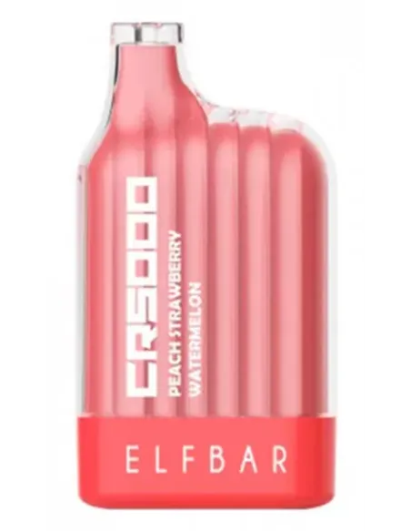 Электронная сигарета ELFBAR CR5000 Персик клубника арбуз 