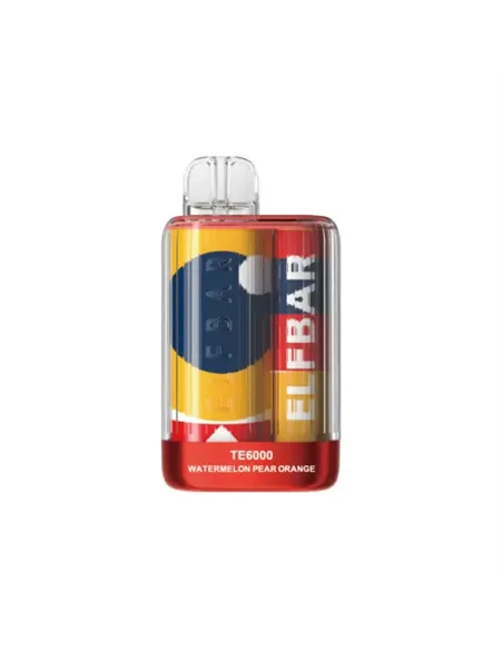 Электронная сигарета ELFBAR TE6000 Арбуз Груша Аплсн 