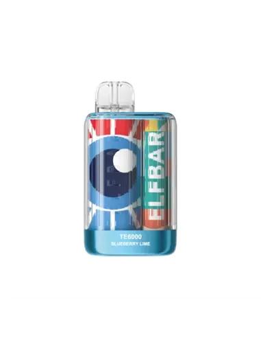 Электронная сигарета ELFBAR TE6000 Голубика Лайм 