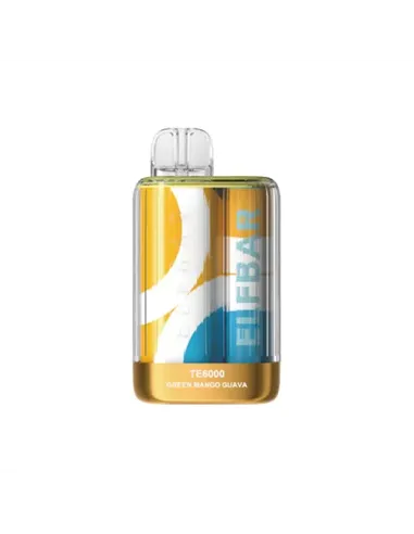 Электронная сигарета ELFBAR TE6000 Зеленое Манго Гуава 