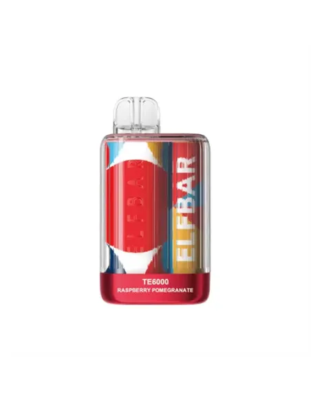 Электронная сигарета ELFBAR TE6000 Малина Гранат 