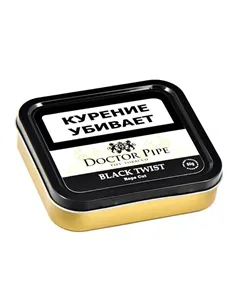 Трубочный табак Doctor Pipe Twist Black Rope Cut 50 гр банка 