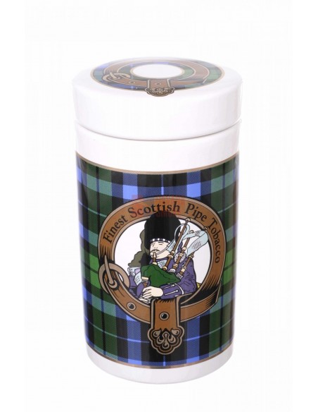 Банка для табака Lubinski Шотландия, керамика, зеленая - купить в интернет-магазине Havana Smoke