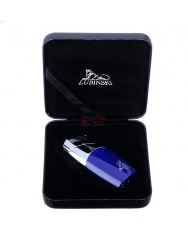 Зажигалка Lubinski Агридженто, пьезо, синяя - купить в интернет-магазине Havana Smoke