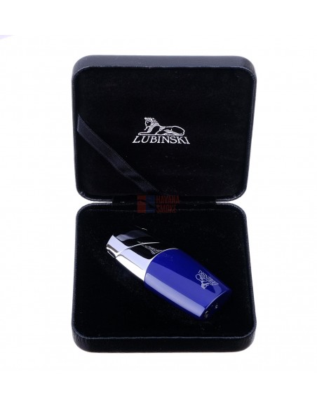 Зажигалка Lubinski Агридженто, пьезо, синяя - купить в интернет-магазине Havana Smoke