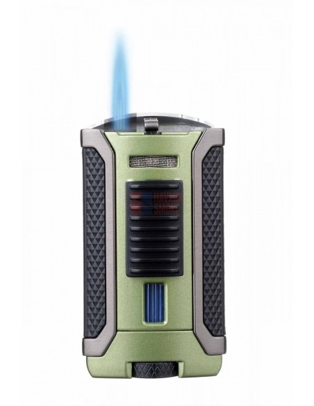 Зажигалка сигарная Colibri Apex, зеленая - купить в интернет-магазине Havana Smoke