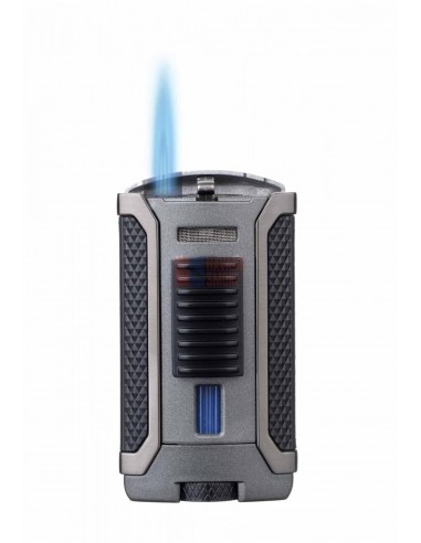 Зажигалка сигарная Colibri Apex, серая - купить в интернет-магазине Havana Smoke