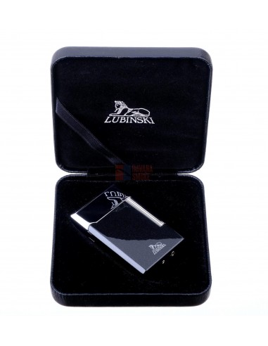 Зажигалка трубочная Lubinski Сполето, кремниевая, черный металлик - купить в интернет-магазине Havana Smoke