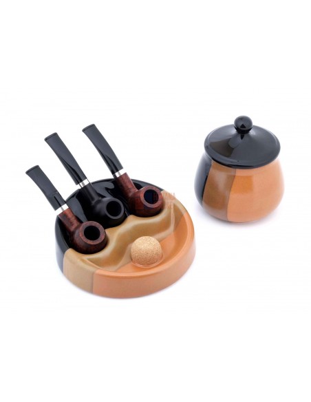 Пепельница Lubinski на 3 трубки, керамика (Италия) - купить в интернет-магазине Havana Smoke