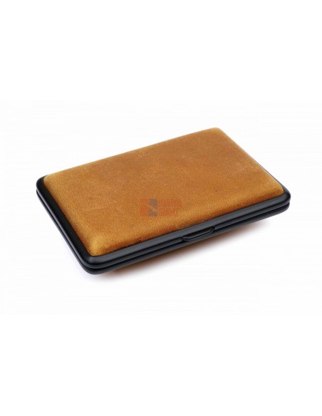 Портсигар Passatore на 14 сигарет, натуральная буйволиная кожа, Светло-коричневый - купить в интернет-магазине Havana Smoke