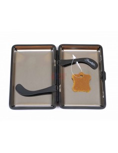 Портсигар Passatore на 14 сигарет, натуральная буйволиная кожа, Светло-коричневый - купить в интернет-магазине Havana Smoke 2