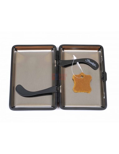 Портсигар Passatore на 14 сигарет, натуральная буйволиная кожа, Светло-коричневый - купить в интернет-магазине Havana Smoke