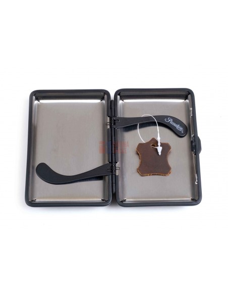 Портсигар Passatore на 14 сигарет, натуральная буйволиная кожа, Темно-коричневый - купить в интернет-магазине Havana Smoke