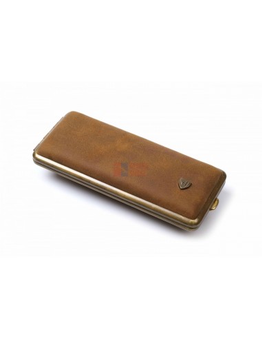 Портсигар Stoll на 14 сигарет, натуральная буйволиная кожа - купить в интернет-магазине Havana Smoke