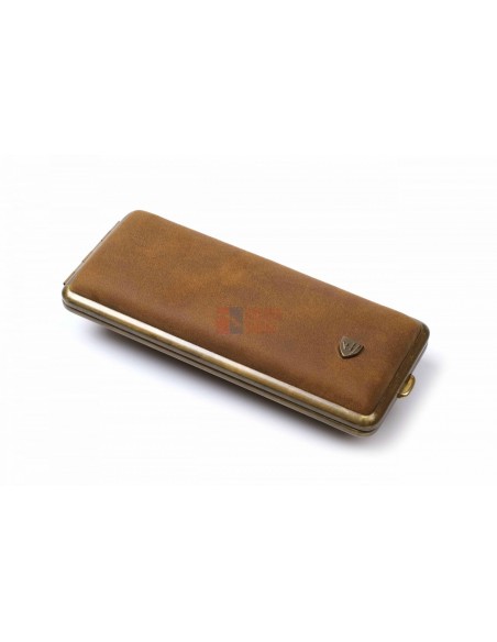 Портсигар Stoll на 14 сигарет, натуральная буйволиная кожа - купить в интернет-магазине Havana Smoke